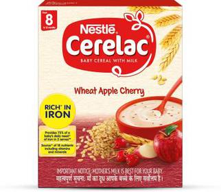 Nestle Cerelac 8 Wheat Apple Cherry