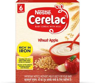 Nestle Cerelac 6 Wheat Apple