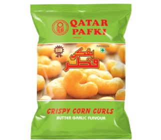 Qatar Pafki Corn Curls Butter Garlic Flavour